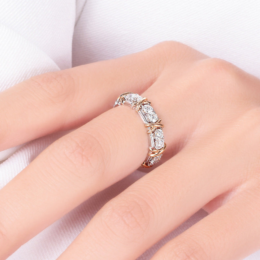 Moissanite Magnetology Lymphvity Ring