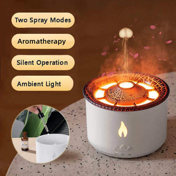 Volcano Aromatherapy Flame Humidifier