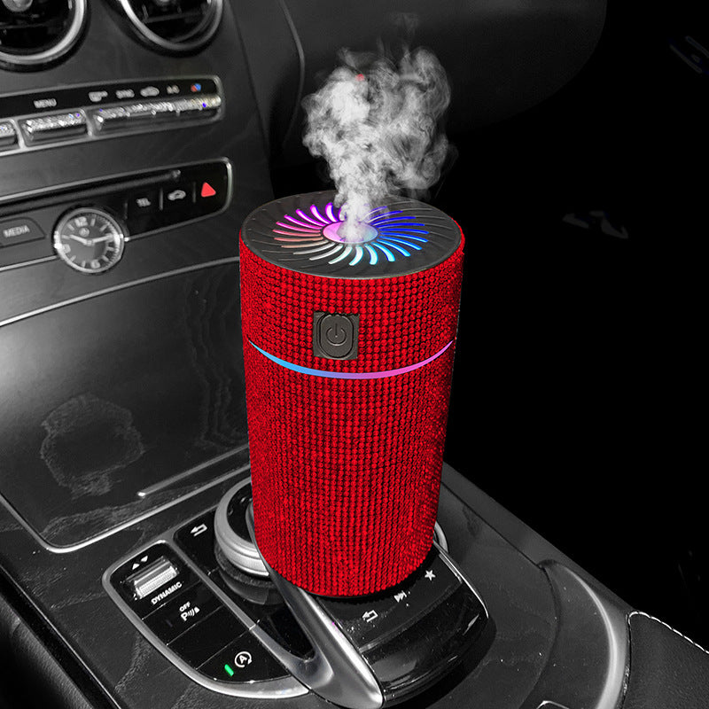 Car Rhinestone Air Purification Humidifier