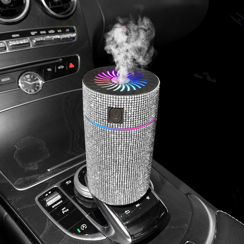 Car Rhinestone Air Purification Humidifier