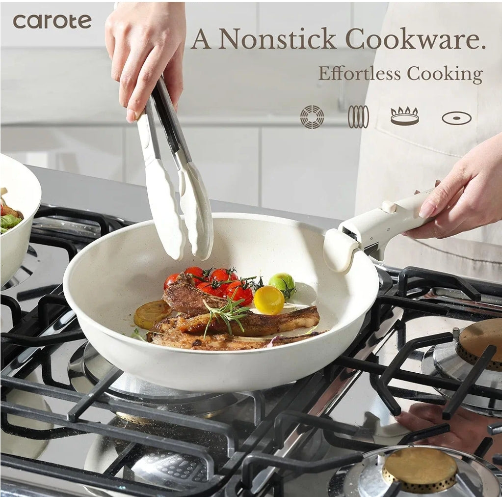 12 POTS And Pans Set, Non-stick Kitchen Cookware Set