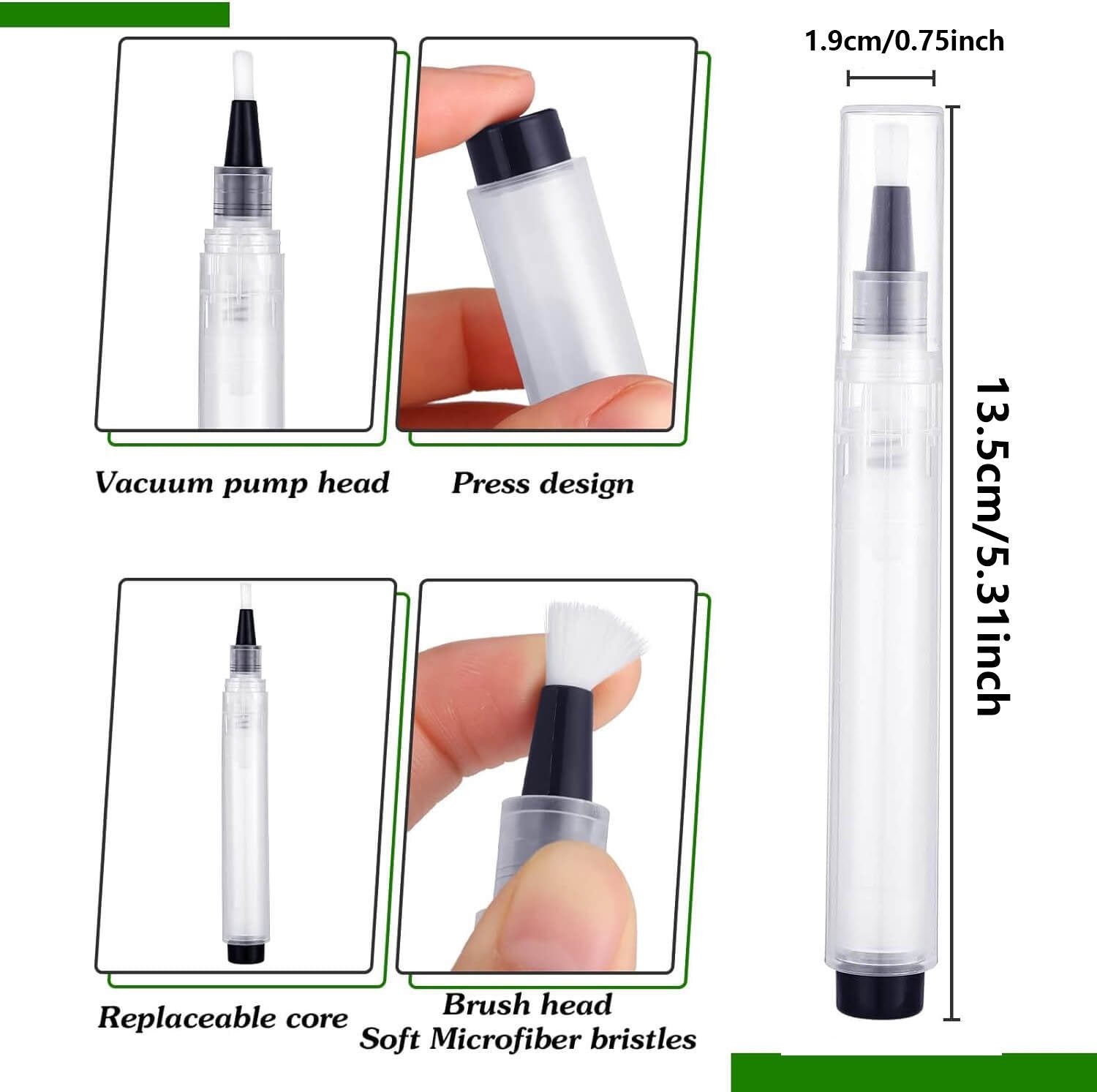 Fillable Touch-Up Paint Pen Brush