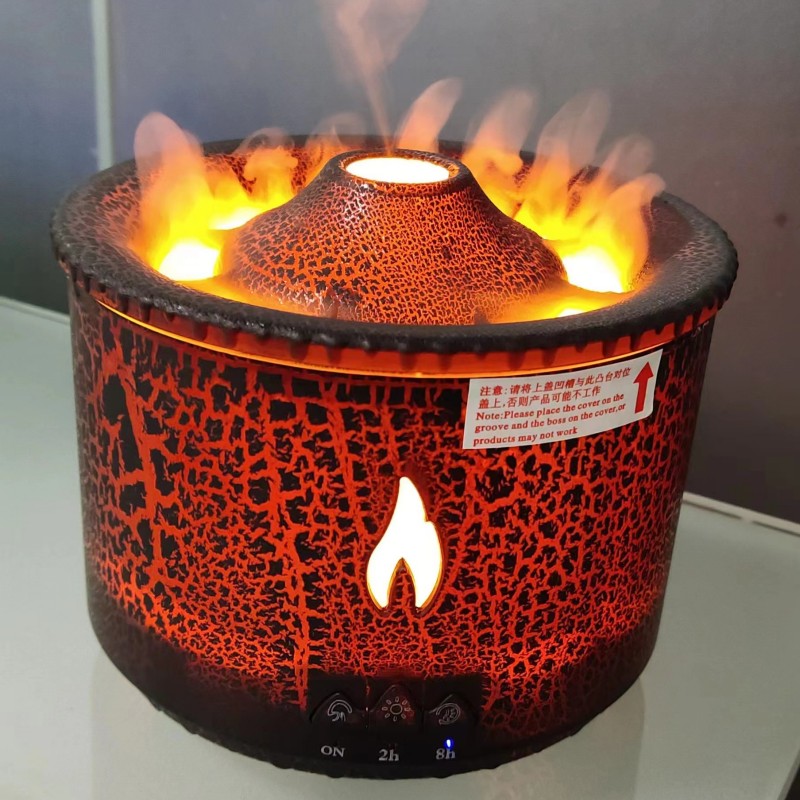 Volcano Aromatherapy Flame Humidifier