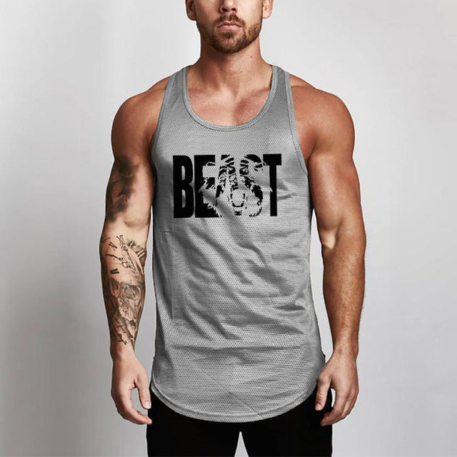 Mens Bodybuilding Stringer Tank Tops