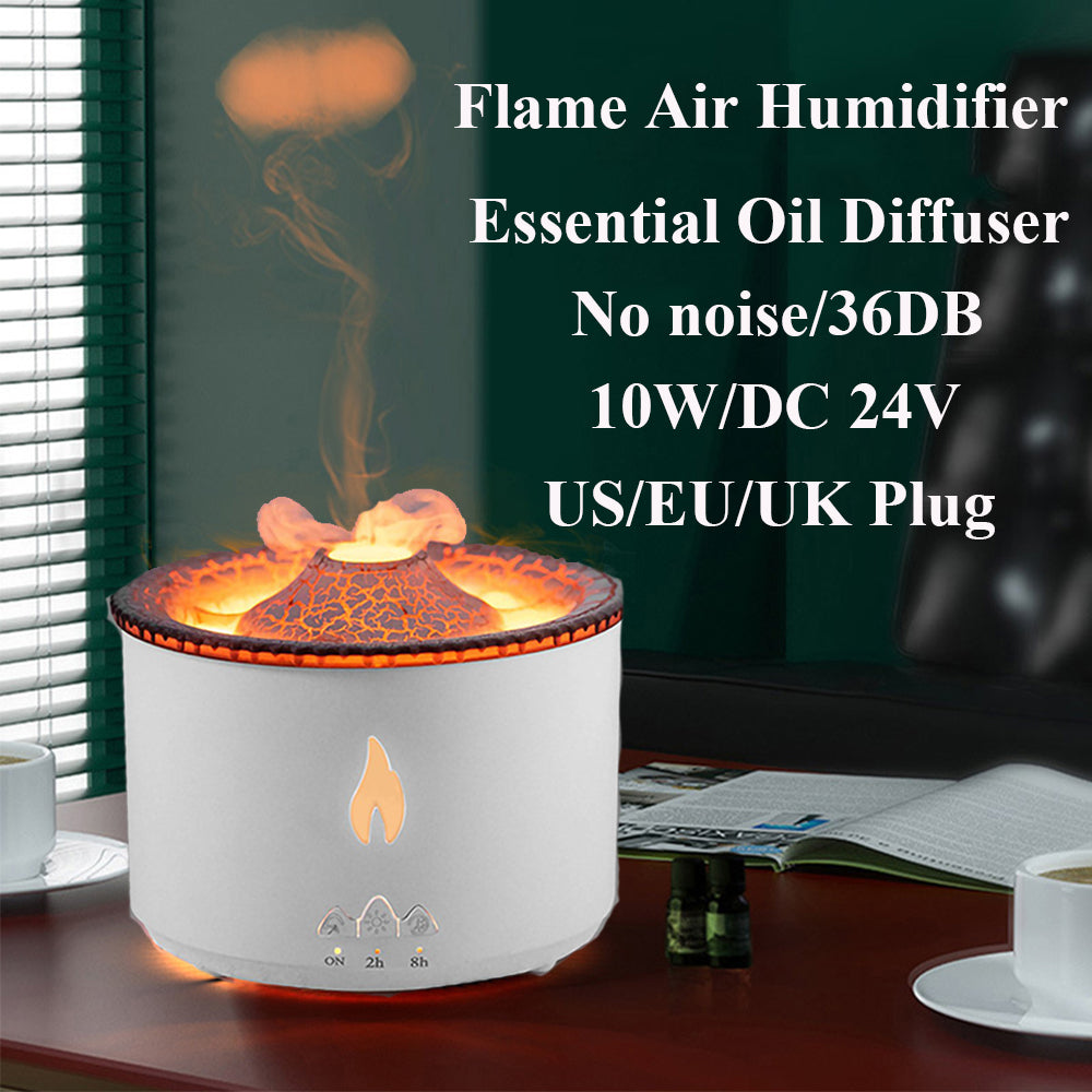 Volcano Aromatherapy Flame Humidifier